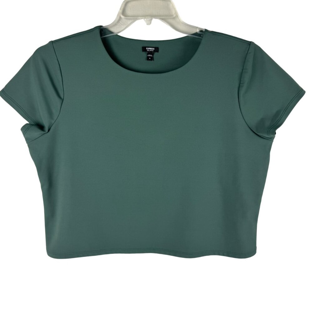 Bundle Express Body Contour Compression Tee & Tan… - image 6